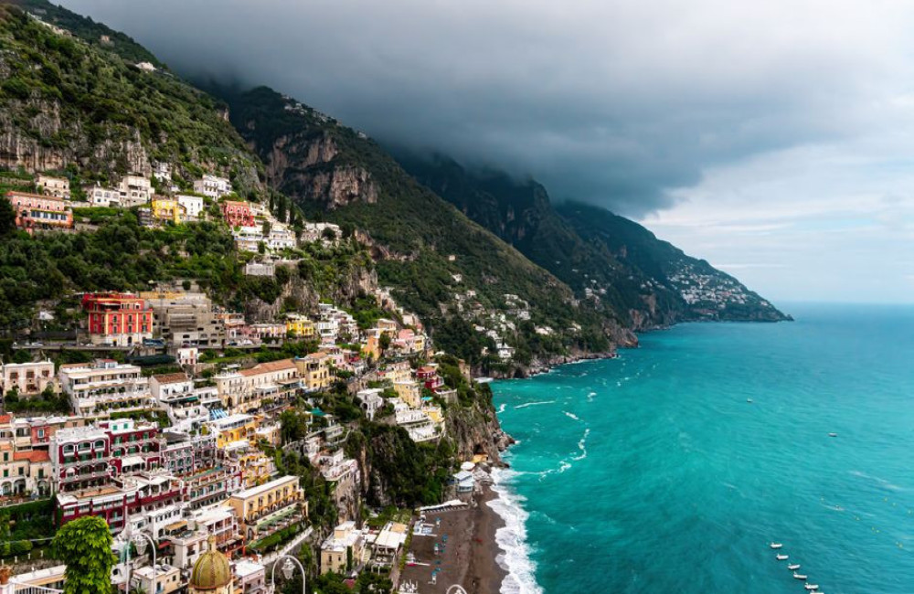 Kaart Italie Amalfi kust